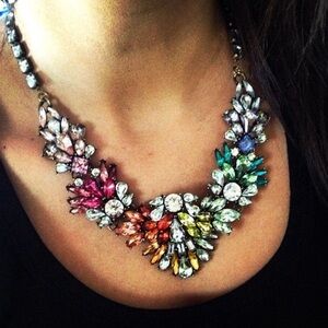 Rainbow BaubleBar Statement Necklace